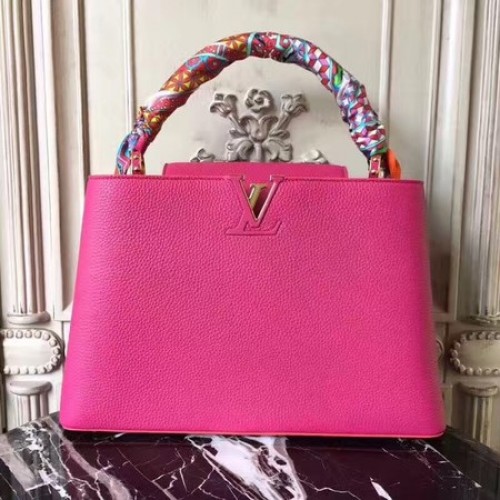Louis Vuitton Elegant Capucines táskák MM M41813 Rose