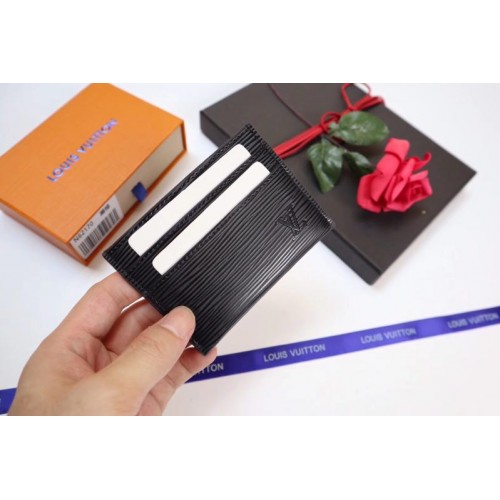 Louis Vuitton Epi Bőr Kártyatartó M60721 fekete