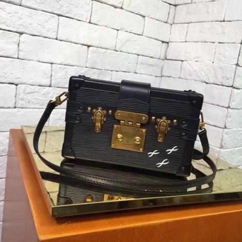 Louis Vuitton Epi Bőr PETITE MALLE Táska M54650 Fekete