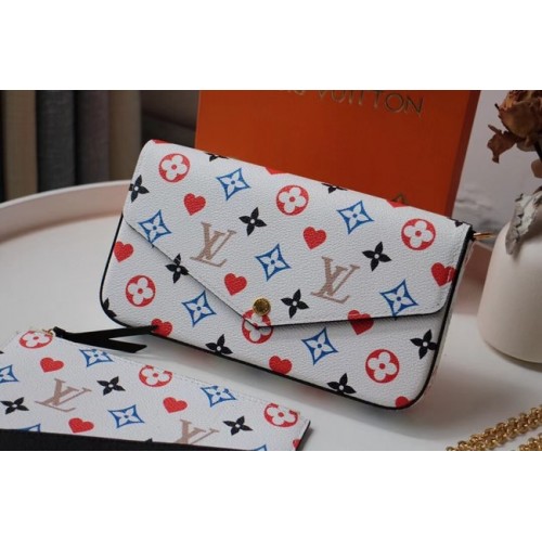 Louis Vuitton FELICIE POCHETTE M61276 fehér