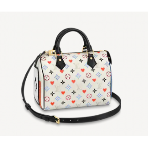 Louis Vuitton GAME ON SPEEDY BANDOULIERE 25 M57466 fehér