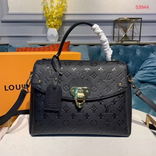 Louis Vuitton Georges MM Monogram Empreinte eredeti bőr M53944 fekete