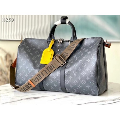 Louis Vuitton KEEPALL BANDOULIERE 45 M40569 fekete