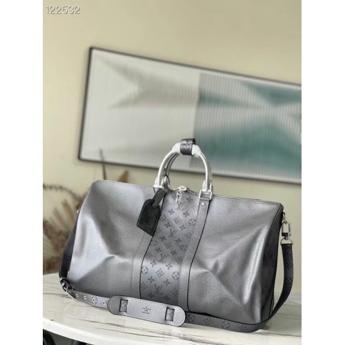 Louis Vuitton KEEPALL BANDOULIERE 50 M53766 szürke