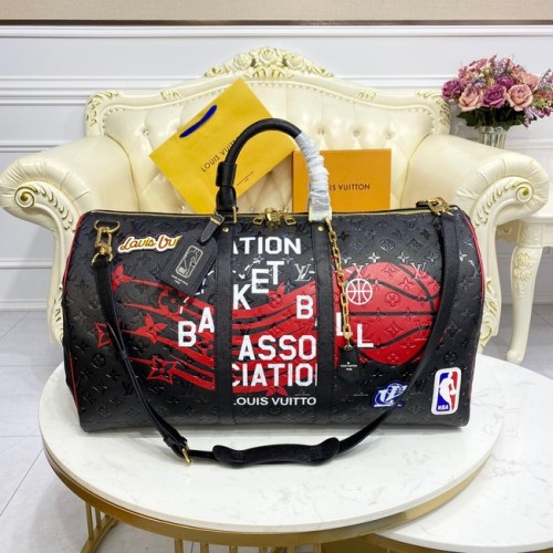 Louis Vuitton KEEPALL BANDOULIERE 55 M58516 fekete