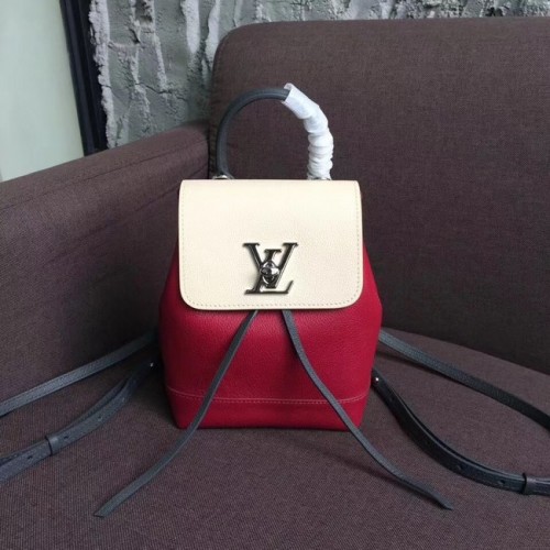 Louis Vuitton LOCKME HÁTIZSÁK M52733 Lie De Vin Etain Creme