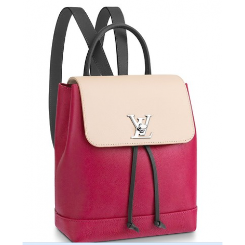 Louis Vuitton LOCKME HÁTIZSÁK M52734 Lie De Vin Etain Creme