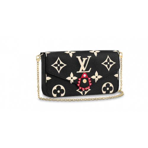 Louis Vuitton Louis Vuitton CRAFTY POCHETTE FELICIE lánctáska M69515 fekete