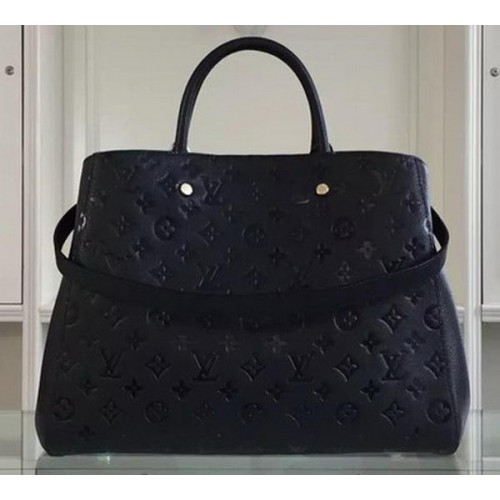 Louis Vuitton M41069 Fekete Monogram Empreinte Montaigne GM táska