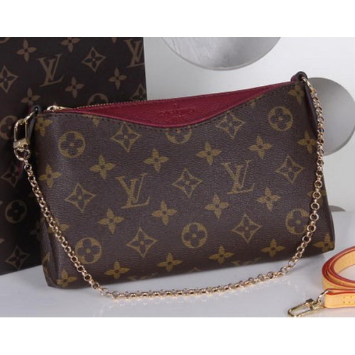 Louis Vuitton M41638 Monogram Vászon Pallas Kuplung Táska Lila M41638