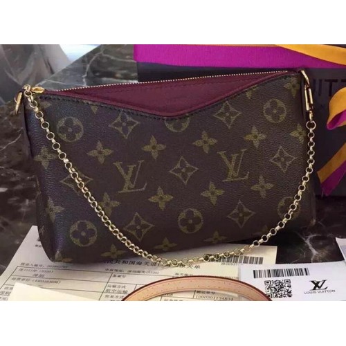 Louis Vuitton M41638 Lila Monogram Vászon Pallas Clutch Táska