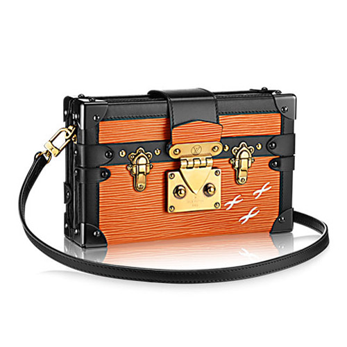 Louis Vuitton M50016 Petite Malle Epi Bőr Táska Narancssárga