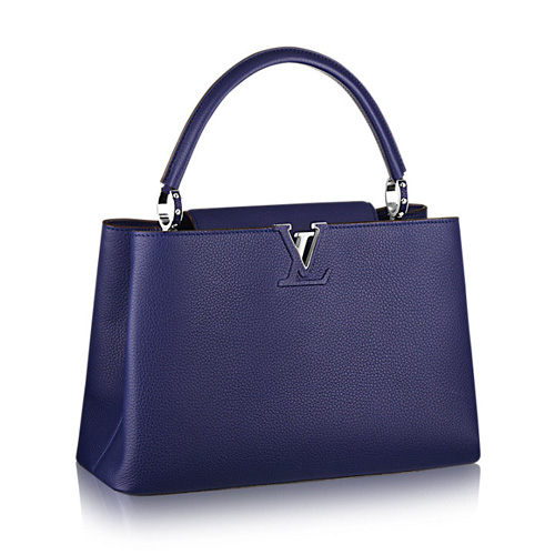 Louis Vuitton M94665 Capucines MM Táska Indigo M94665