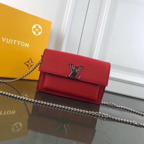 Louis Vuitton MYLOCKME BB LÁNC LOUISE M63471 piros