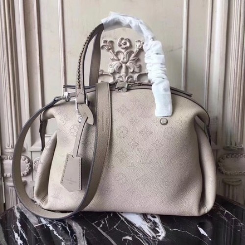 Louis Vuitton Mahina bőr ASTERIA táska M54671 törtfehér