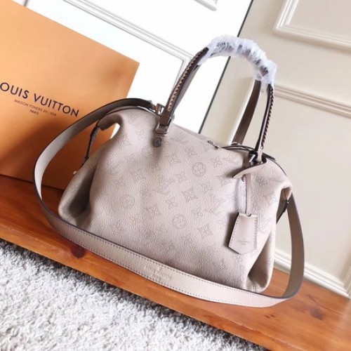 Louis Vuitton Mahina bőr ASTERIA táska M54672 törtfehér