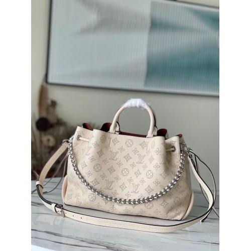 Louis Vuitton Mahina Bőr Bella Táska M59203 Bézs