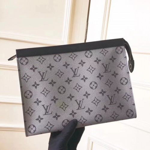 Louis Vuitton Monogram Vászon Kuplungtáska POCHETTE APOLLO A61692 Ezüst