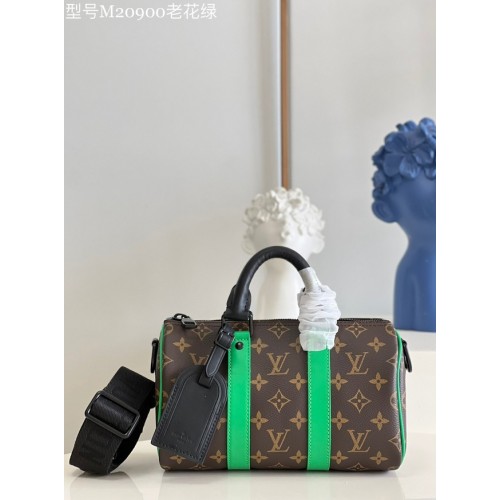 Louis Vuitton Monogram Vászon Keepall Bandoulière 25 M20900 zöld