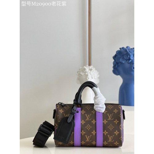 Louis Vuitton Monogram Vászon Keepall Bandoulière 25 M20900 lila