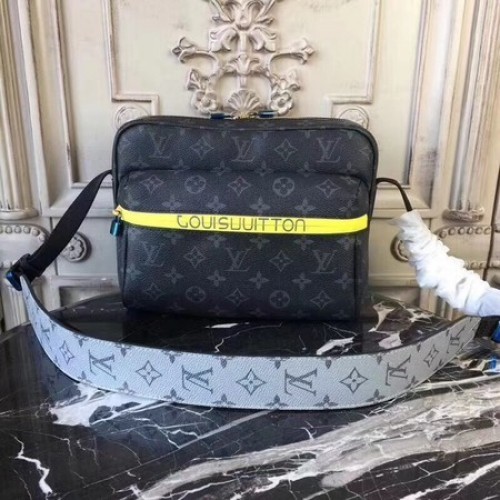 Louis Vuitton Monogram Vászon MESSNGER Táska 43845 Fekete