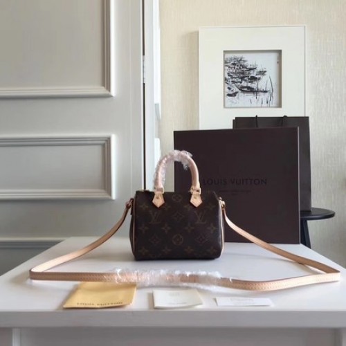 Louis Vuitton Monogram Vászon Nano Speedy Táska M61252