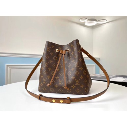 Louis Vuitton Monogram Vászon Neonoe Eredeti Bőr M44887 barna
