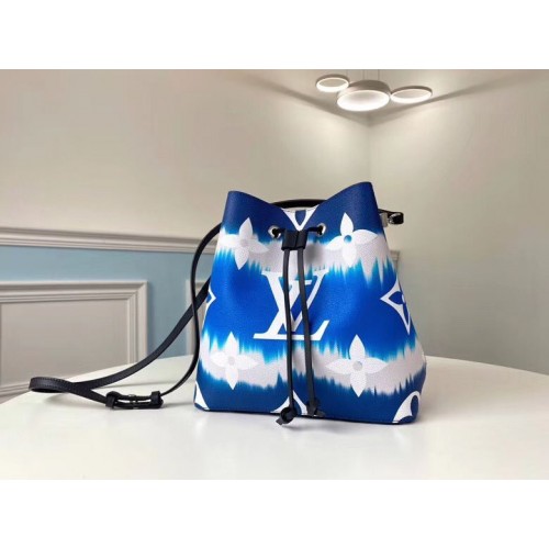 Louis Vuitton Monogram Vászon Neonoe Eredeti Bőr M45126 Kék