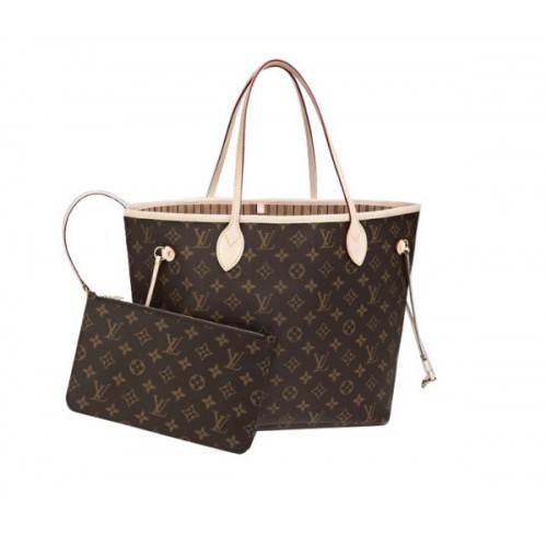 Louis Vuitton Monogram Vászon Neverfull MM M40995 Bézs