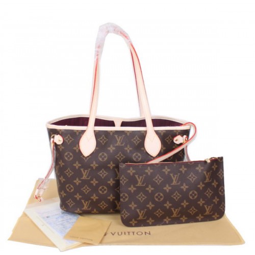 Louis Vuitton Monogram Canvas Neverfull PM M41001 Fukszia