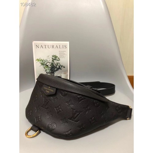 Louis Vuitton Monogram Vászon Eredeti Bőr Övtáska M55426 Fekete