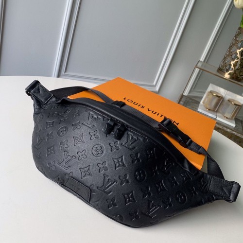 Louis Vuitton Monogram Vászon Eredeti Bőr Övtáska M44388 Fekete