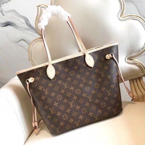 Louis Vuitton Monogram Vászon Eredeti NEVERFULL MM M40997 Piros