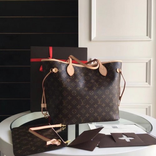 Louis Vuitton Monogram Vászon Eredeti NEVERFULL MM M40997 Sárga