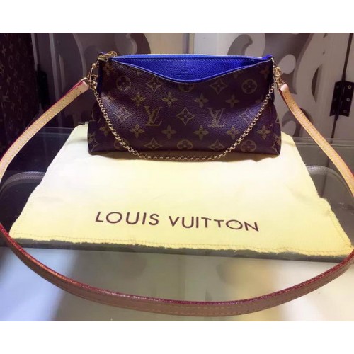 Louis Vuitton Monogram Vászon Pallas Kuplung Táska M41638 Kék