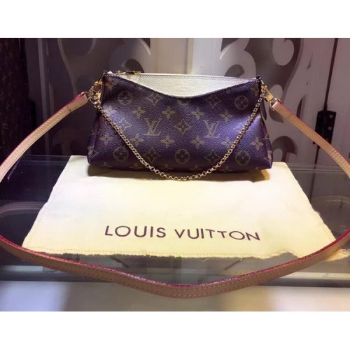 Louis Vuitton Monogram Canvas PALLAS CLUTCH M41638 törtfehér