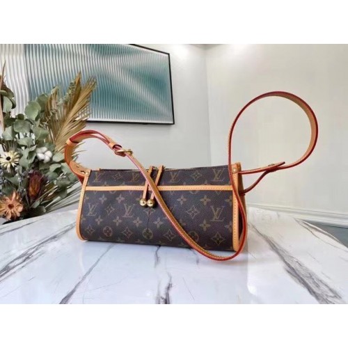 Louis Vuitton Monogram Vászon Pallas Kuplung Eredeti Bőr M40008