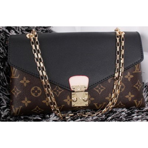 Louis Vuitton Monogram Vászon Pallas Láncos Aurore Táska M41200 Fekete