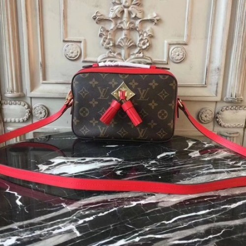 Louis Vuitton Monogram Vászon Válltáska 44258 Piros