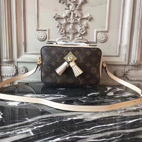 Louis Vuitton Monogram Vászon Válltáska 44258 Fehér
