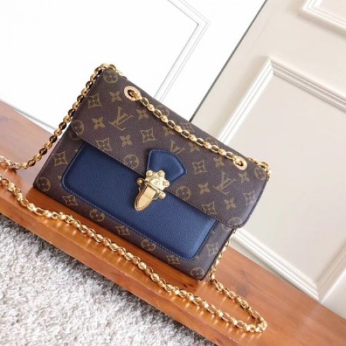 Louis Vuitton Monogram Canvas VICTOIRE M41730 Kék