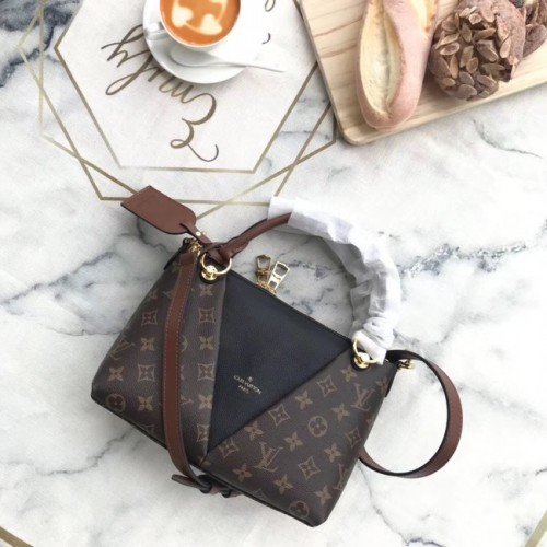 Louis Vuitton Monogram Canvas eredeti V-nyakú Táska BB M43966 fekete