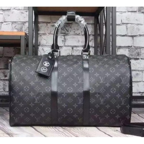 Louis Vuitton Monogram Eclipse Vászon Keepall 45 Bandoulière Táska M40569