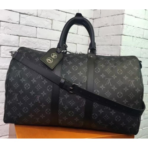 Louis Vuitton Monogram Eclipse Vászon Keepall 45 Bandoulière Táska N40569