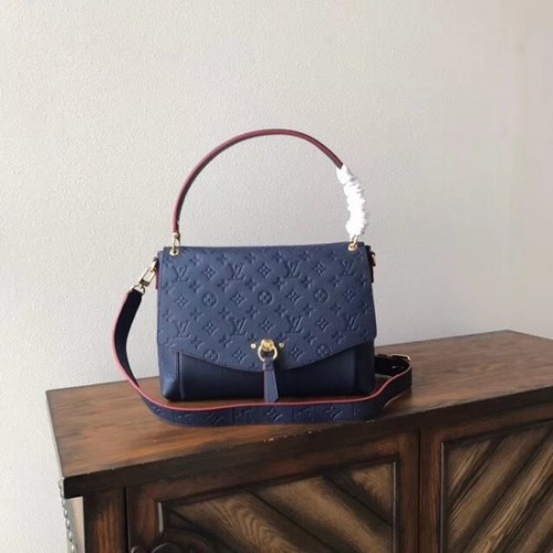 Louis Vuitton Monogram Empreinte WHITE M43618 Navy-blue