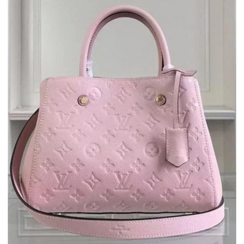 Louis Vuitton Monogram Empreinte Montaigne BB táska M50665 rózsaszín