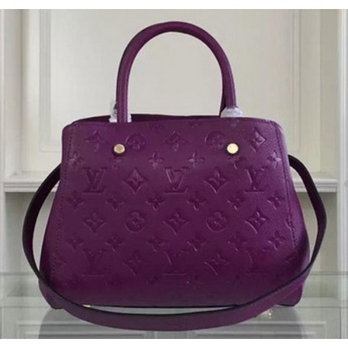 Louis Vuitton Monogram Empreinte Montaigne BB táska M50665 Lila
