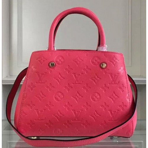 Louis Vuitton Monogram Empreinte Montaigne BB táska M50665 rózsaszín