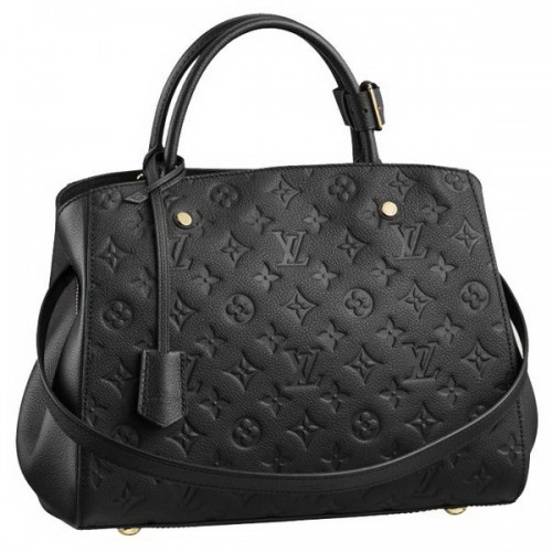 Louis Vuitton Monogram Empreinte Montaigne MM M41048 Fekete