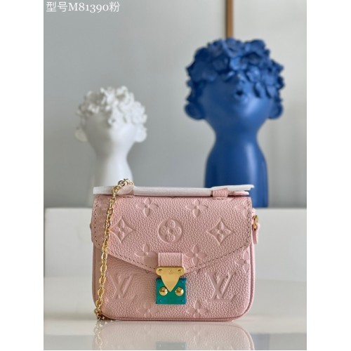 Louis Vuitton Monogram Empreinte METIS BB POUCH M81390 rózsaszín